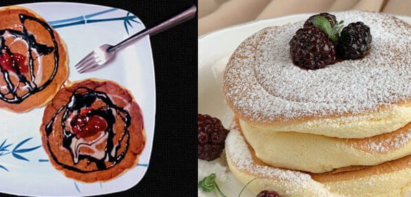 Make Fluffy Japanese Soufflé Pancakes with Two Eggs! Japanese pancake from eggs