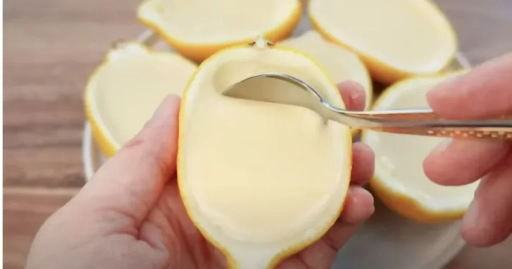 In only a few minutes, a woman provides a “delectable” recipe for lemon posset made with just four ingredients
